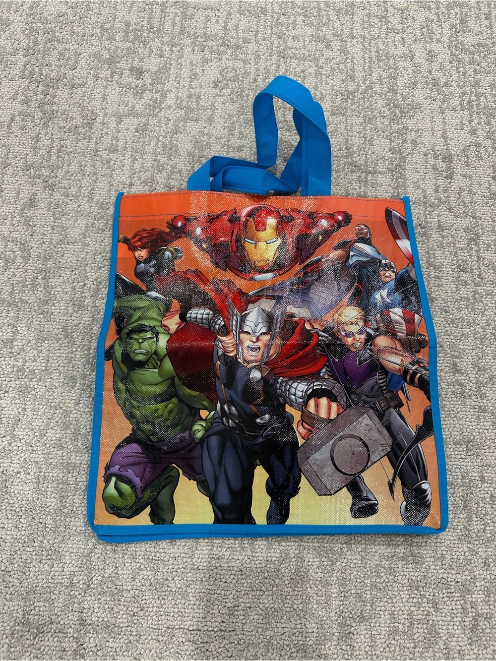Marvel Avengers Reusable Tote Bag - Blue Trim